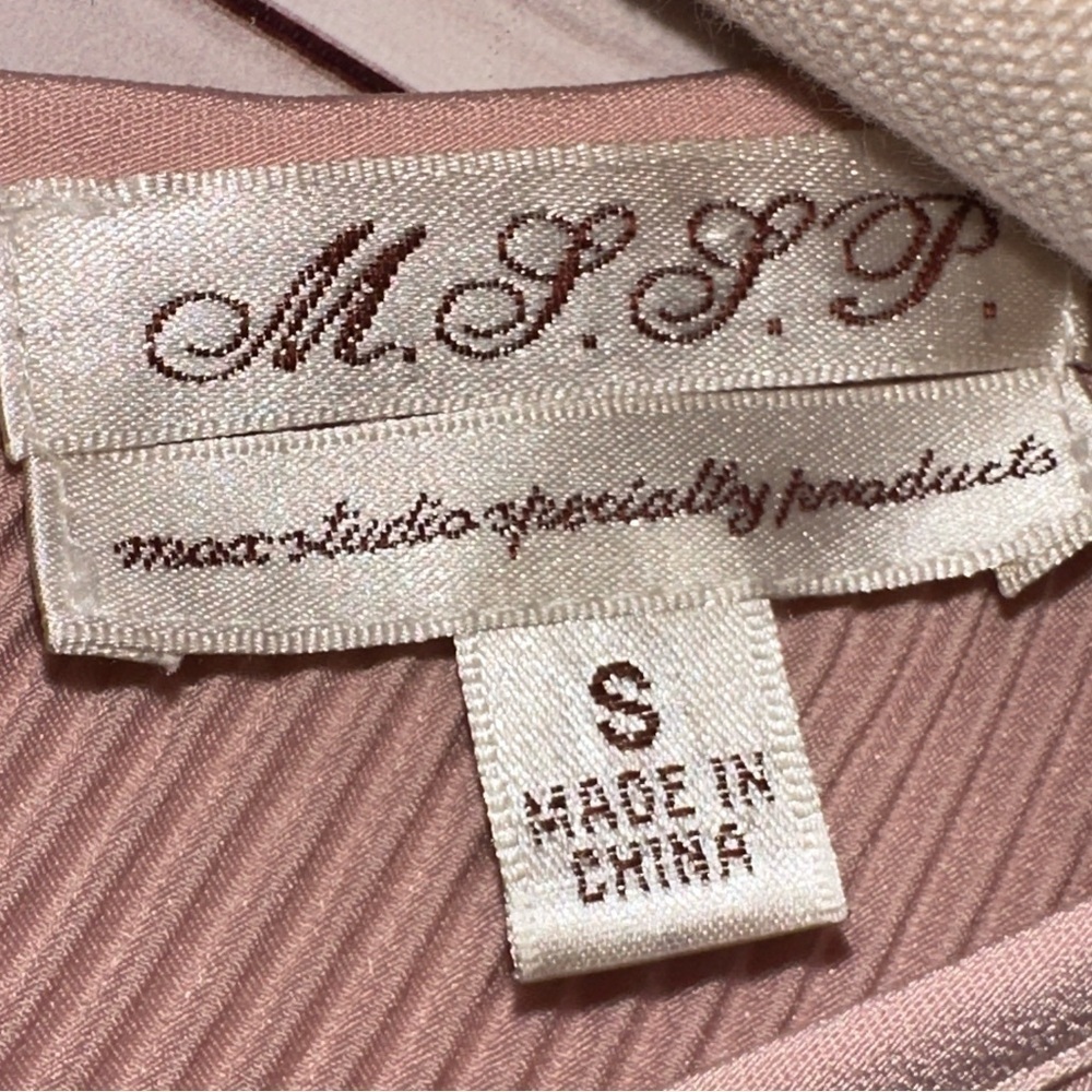 M.S.S.P. Elegant Pink Sleeveless Top Medium Office Formal Church Layering - Picture 5 of 5